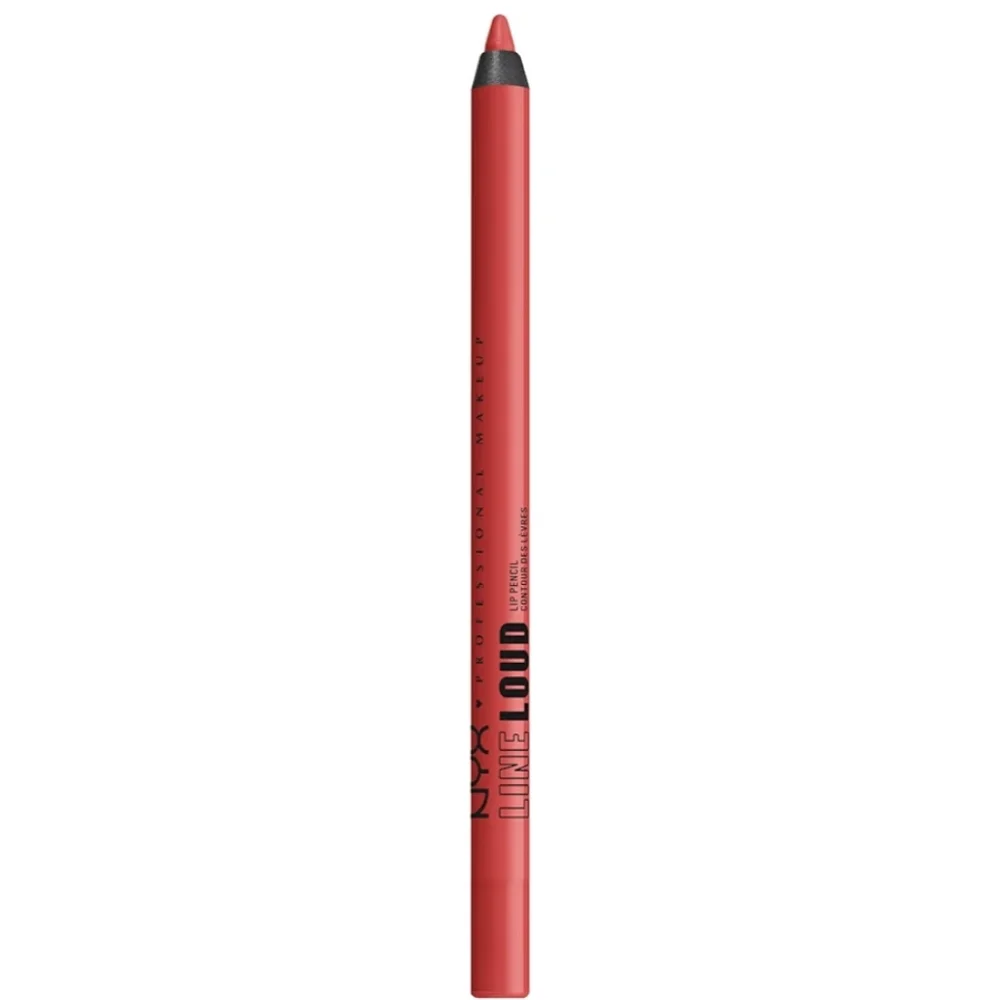 2 x NYX Professional Makeup Line Loud Lip Pencil, Rebel Red